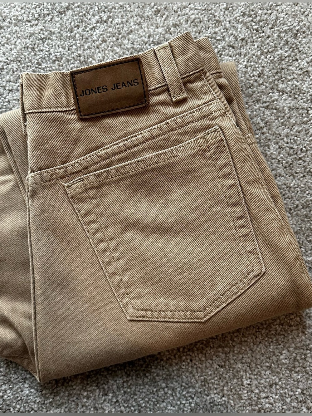 90s Vintage Tan Women’s Jones Jeans Size 26 Waist